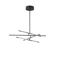 9180780 Висечка светилка RACCIO LED 48W 3000K Црна Nova Luce 